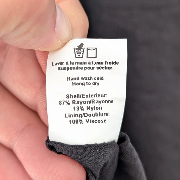 Birds Of North America "Grenadier"Sleeveless Little Black Dress Cutout Back Sz 4 - Picture 10 of 11